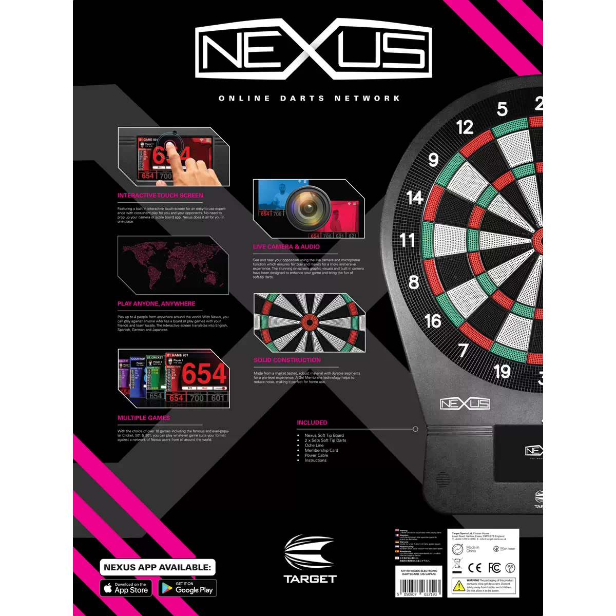 Target Darts Nexus On-line Dartboard Target Darts Nexus On-line Dartboard