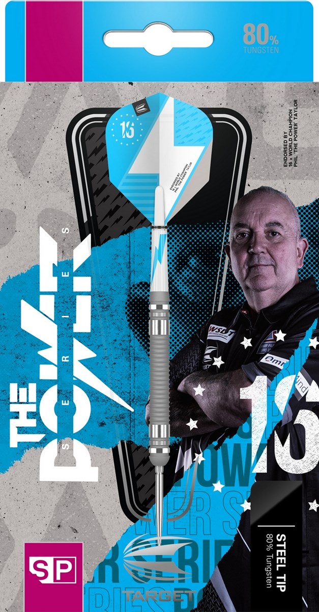 Target Darts Power Series Silver SP  Steel Tip  24 grams