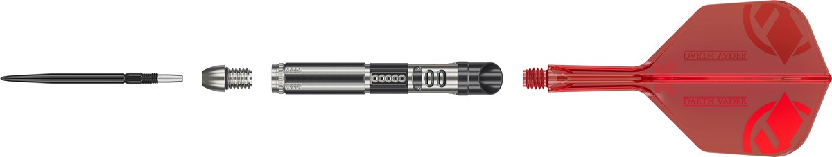Target Darts Star Wars Darth Vader Light Saber Edition 95% Tungsten SP Steel Tip Darts 24 grams