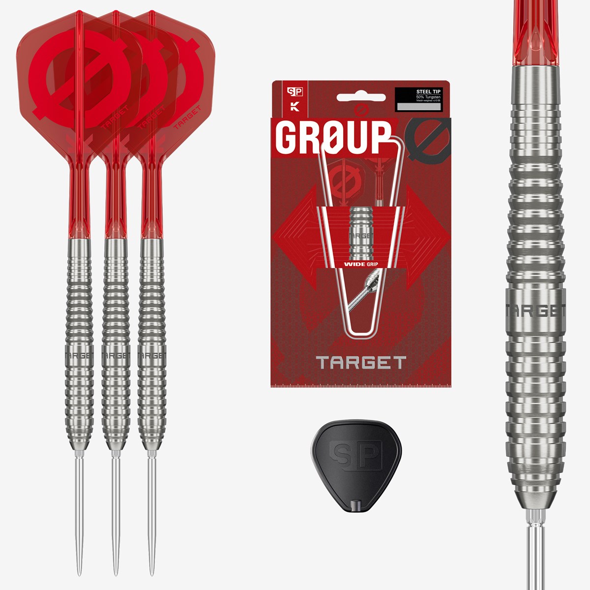 Target Group Ø 01 50% Swiss Point Steel Tip Darts 23 grams