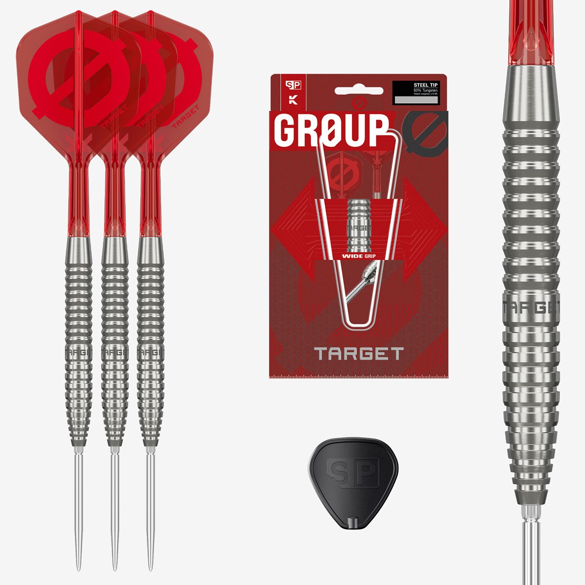 Target Group Ø 02 50% Swiss Point Steel Tip Darts 21 grams