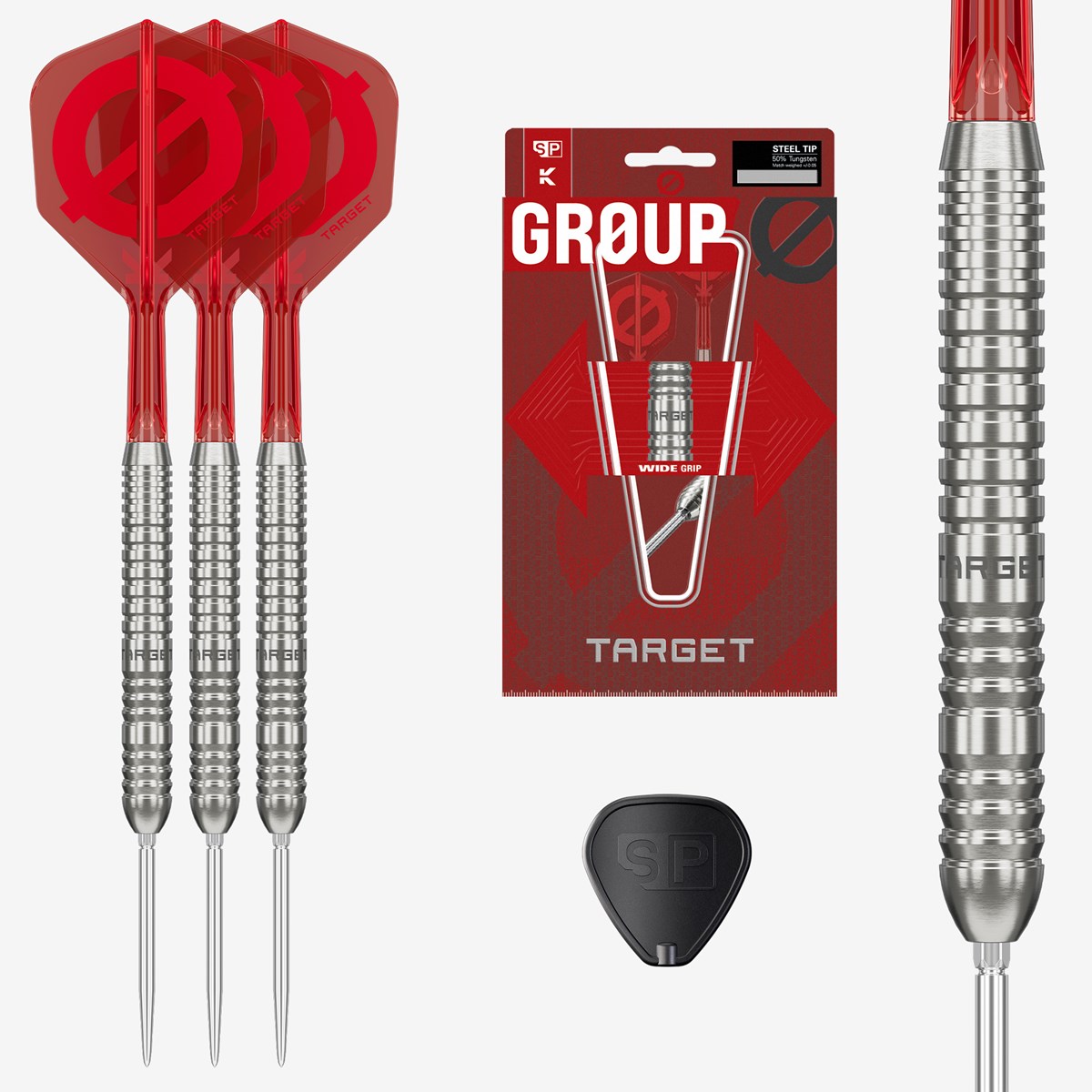 Target Group Ø 03 50% Swiss Point Steel Tip Darts 24 grams