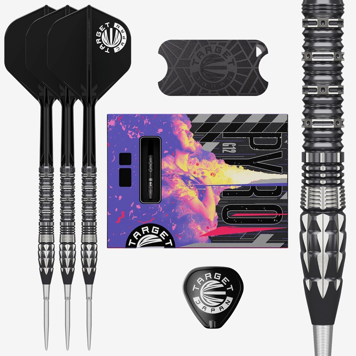 Target Pyro G12 90% SP Steel Tip Darts 25 grams