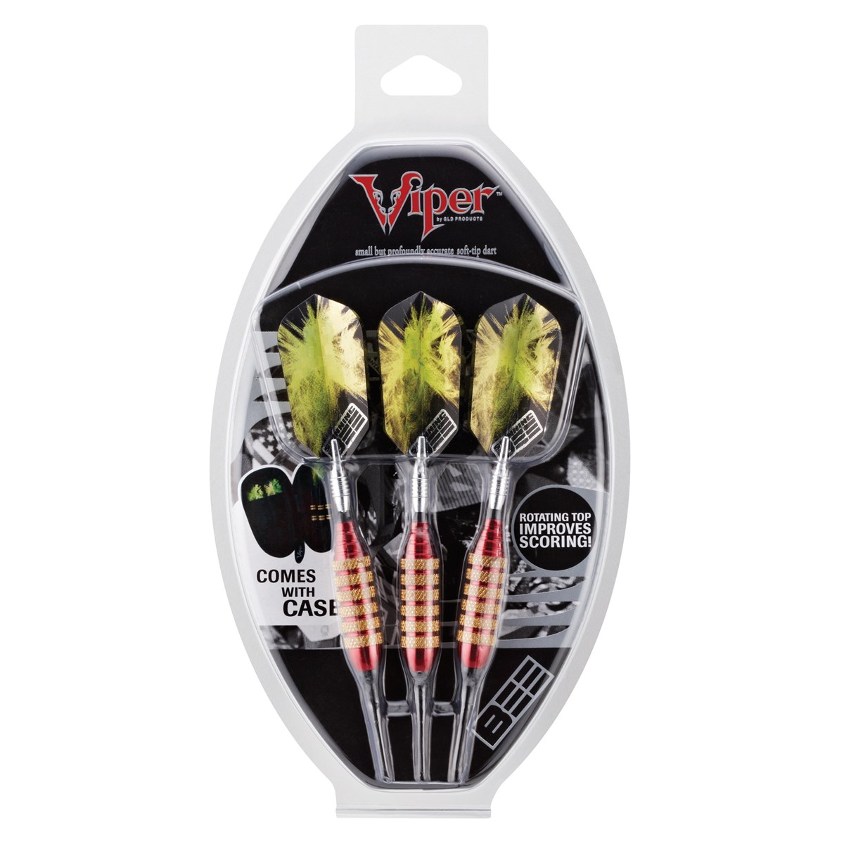 GLD Viper Spinning Bee - Red 16 grams