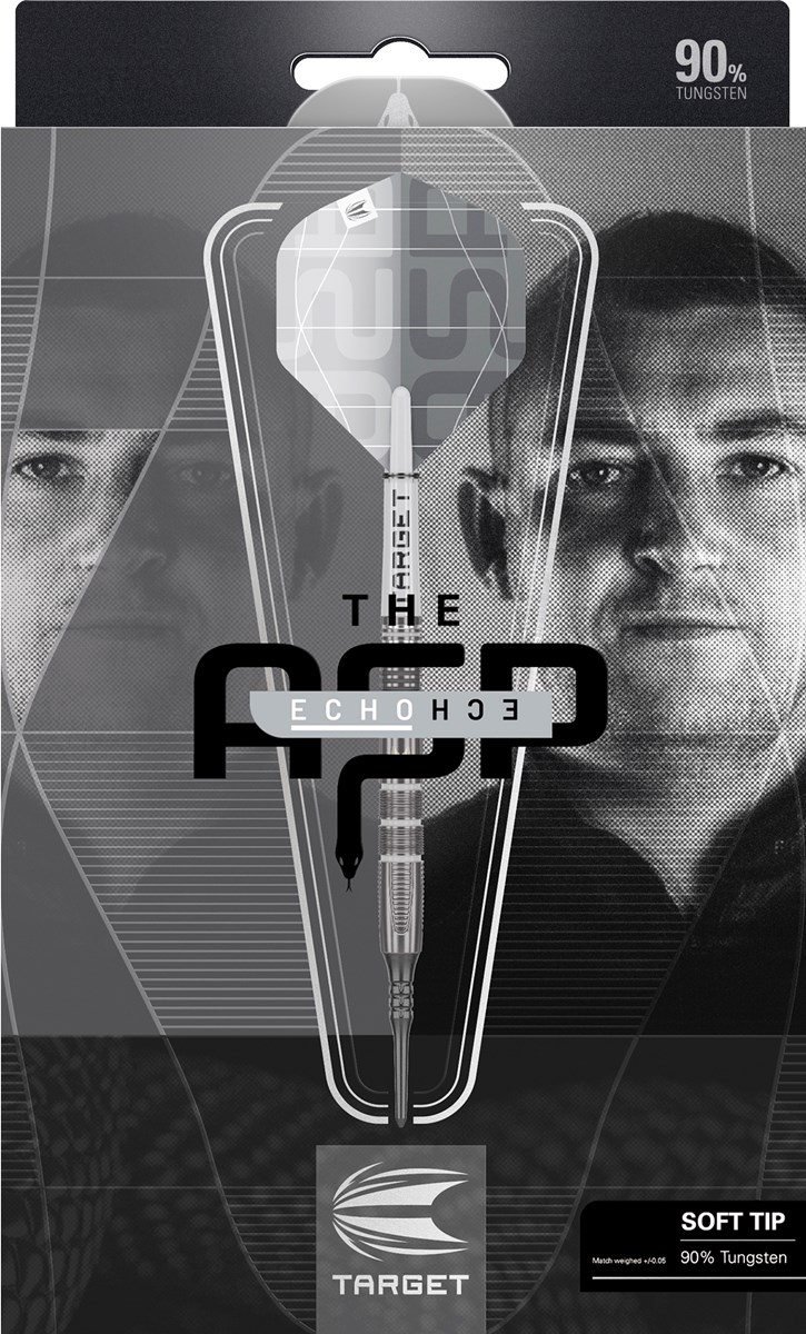 Target Darts Aspinall X Echo 90% Tungsten  Soft Tip Darts  18grams