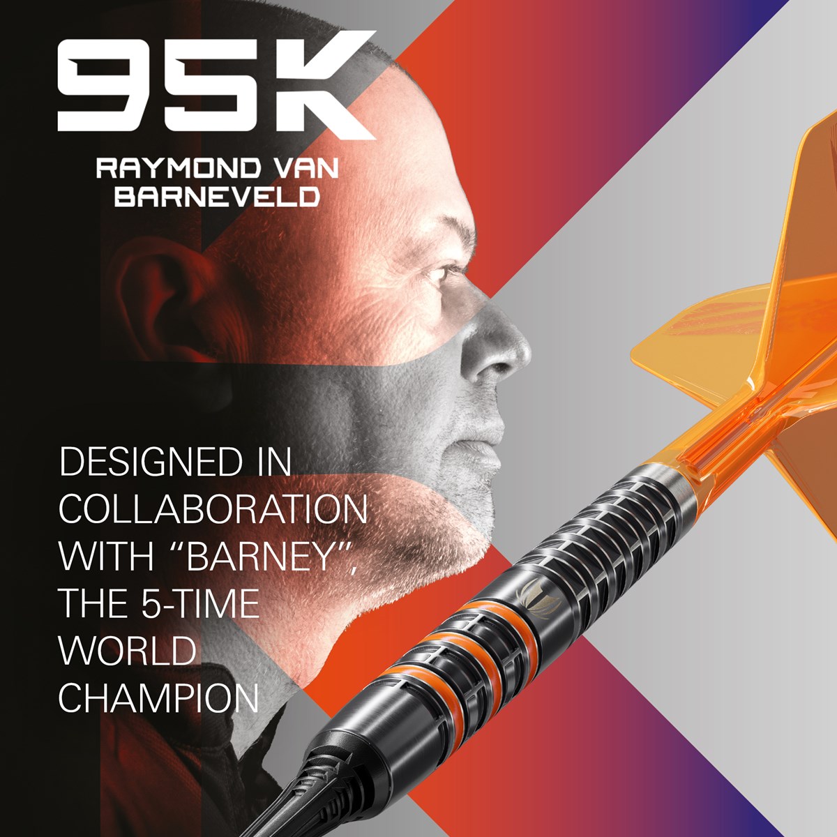 Target Darts Raymond Van Barneveld 95K Soft Tip Darts 20 grams