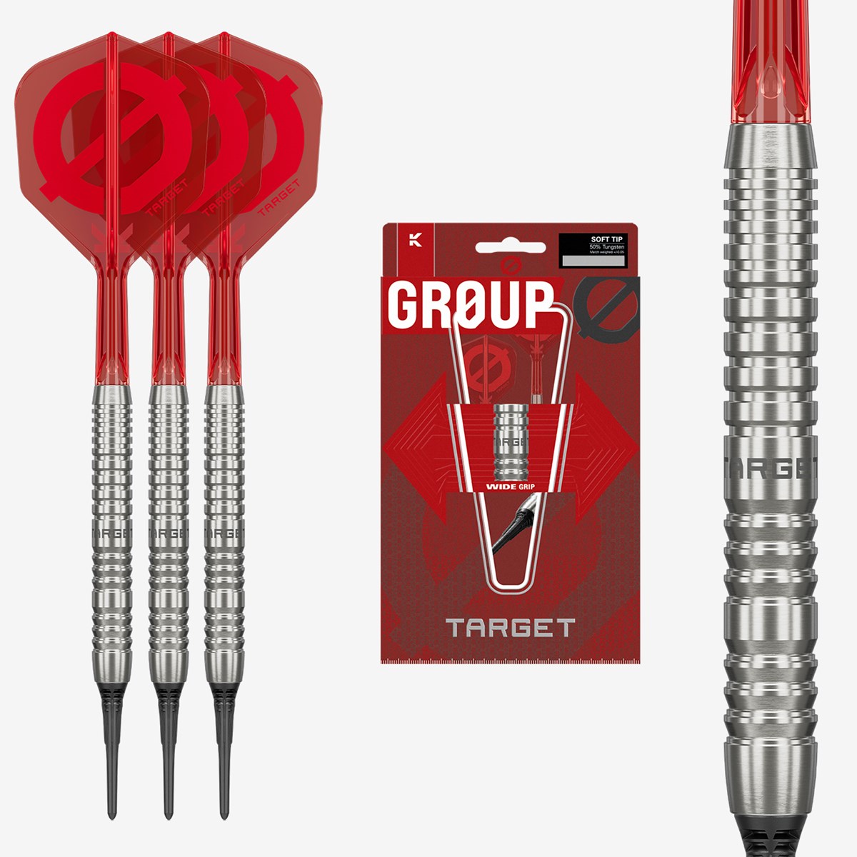 Target Group Ø 12 50% Soft Tip Darts 20 grams
