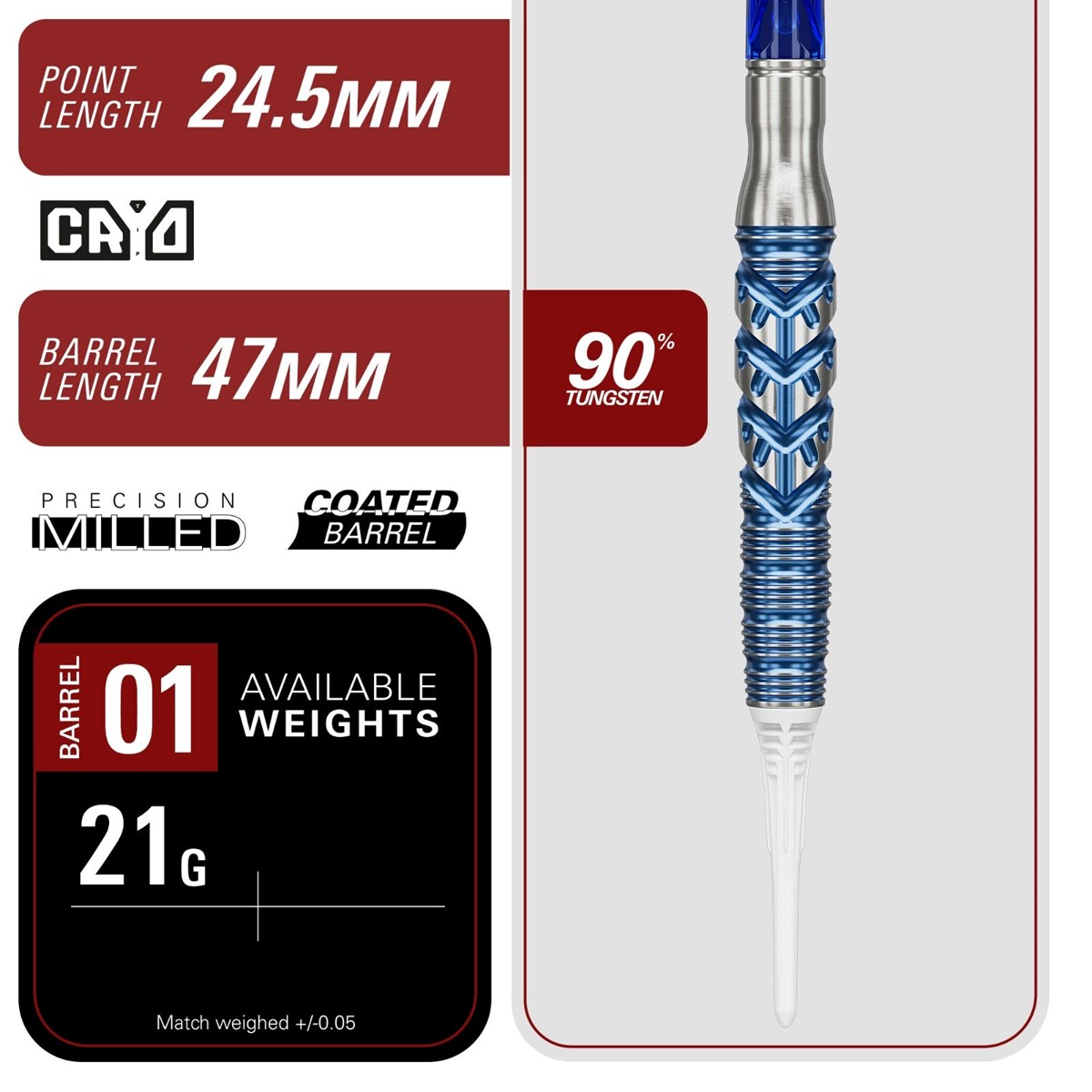 Target Sereno G3 90% Soft Tip Darts 21 grams
