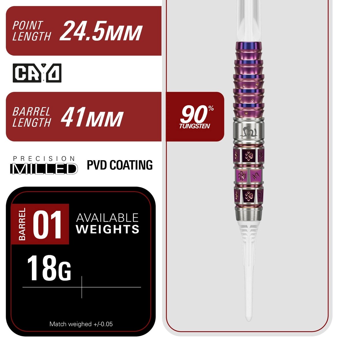 Target Prime Mayo G8 90% Soft Tip Darts 18 grams