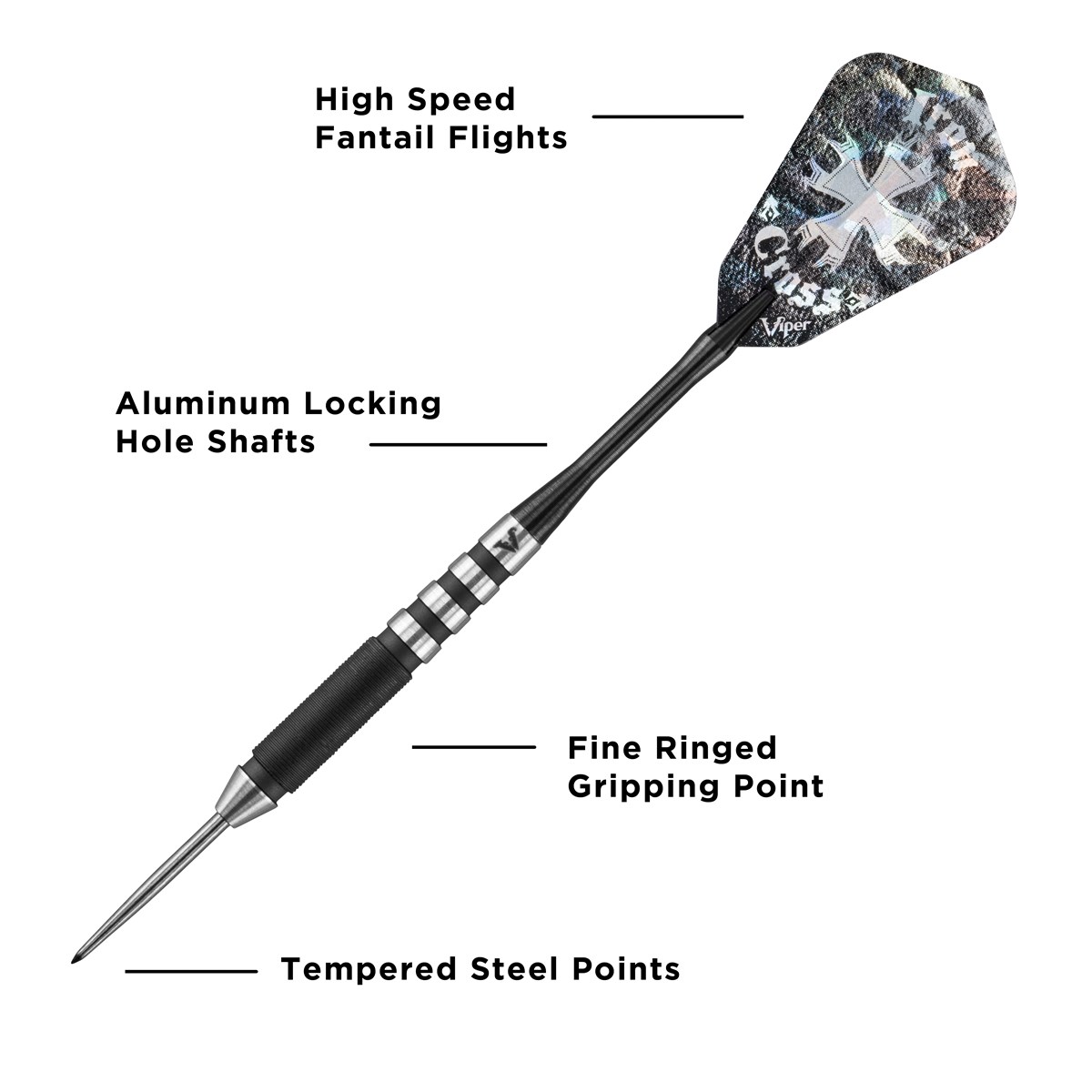 GLD Viper Desperado Iron Cross 80% Tungsten 24 grams