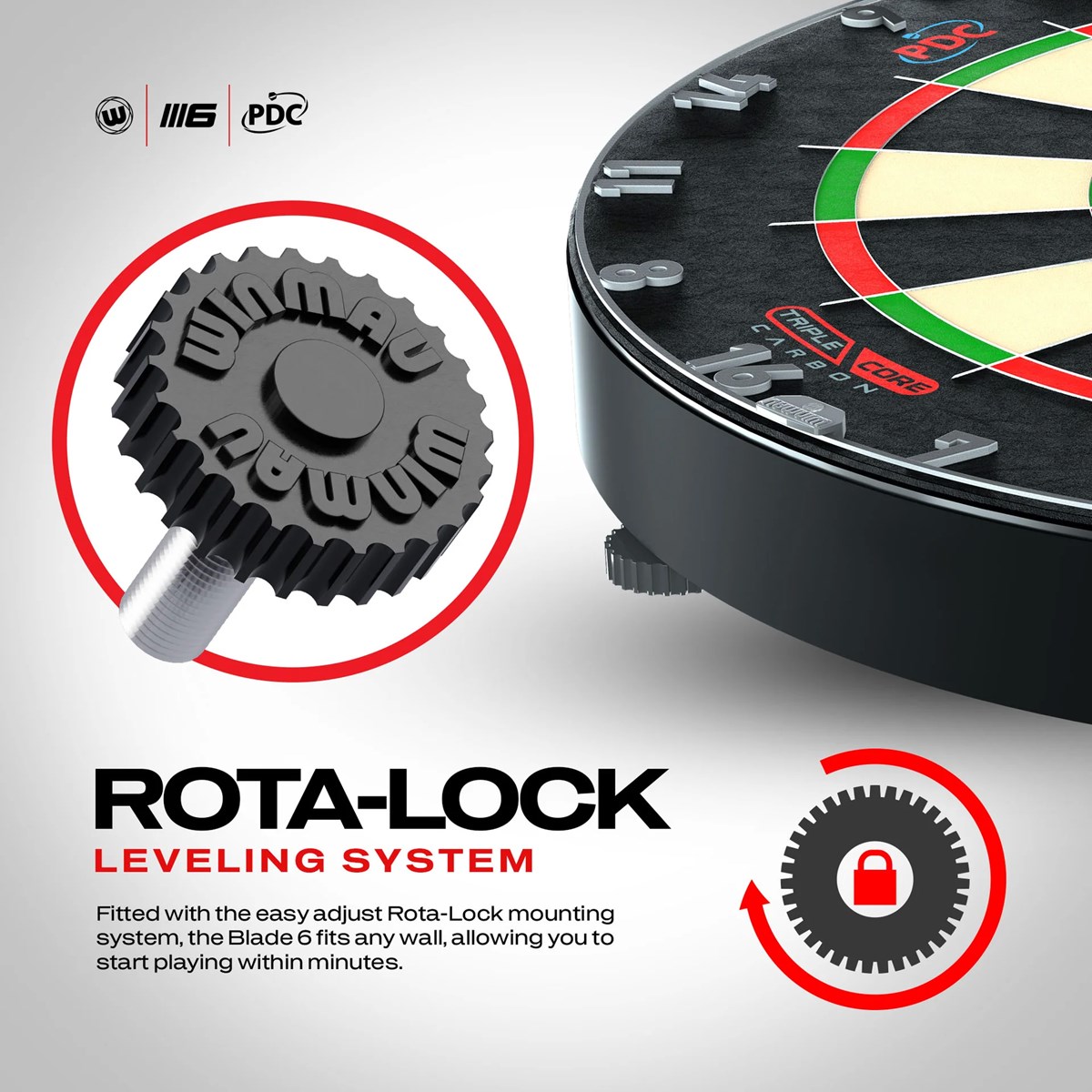Winmau Blade 6 Triple Core Dartboard