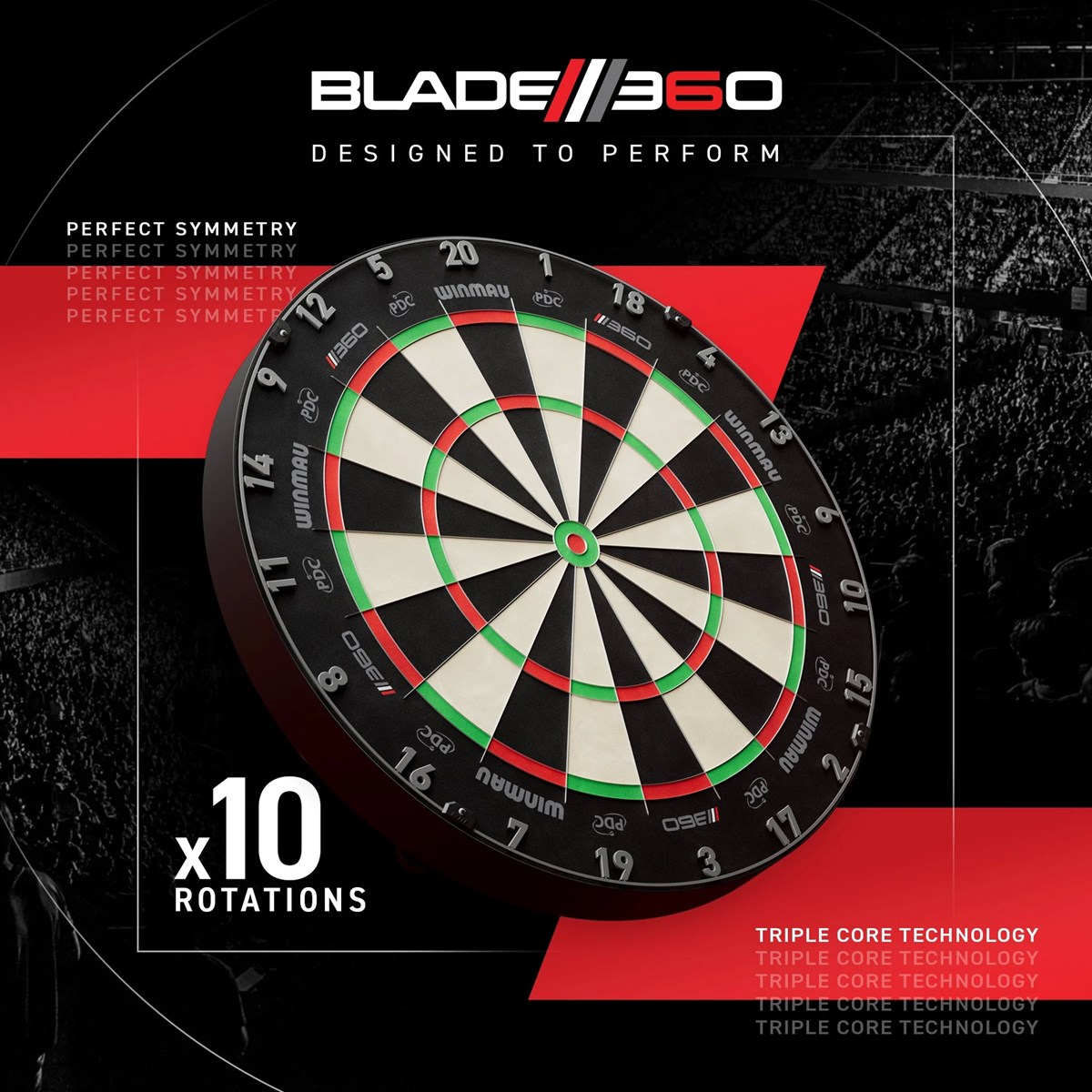 Winmau Blade 6 Triple Core Carbon Dartboard