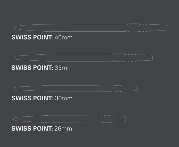 Target Darts Chrono Swiss Point - Silver 30mm
