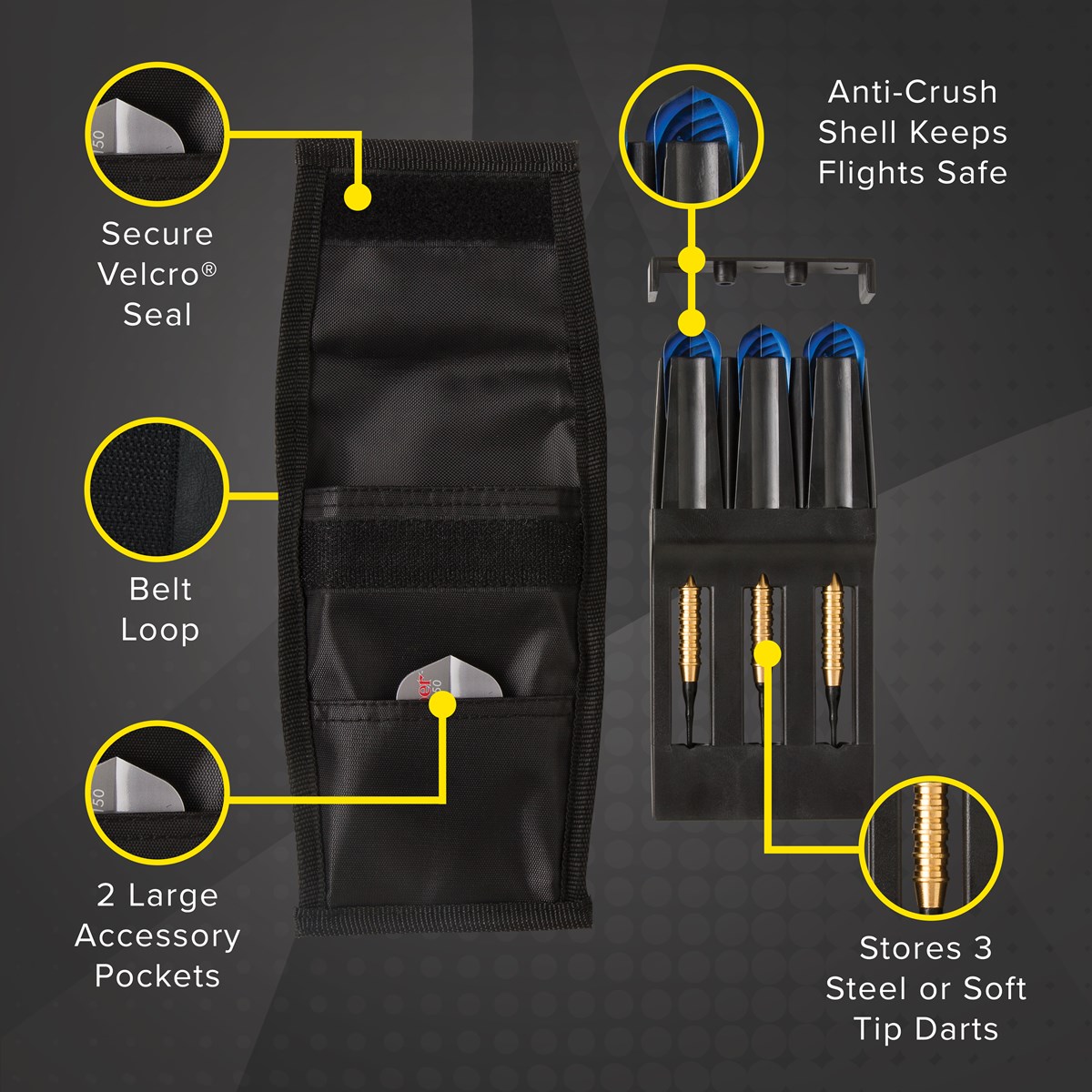 GLD Casemaster Single Dart Case