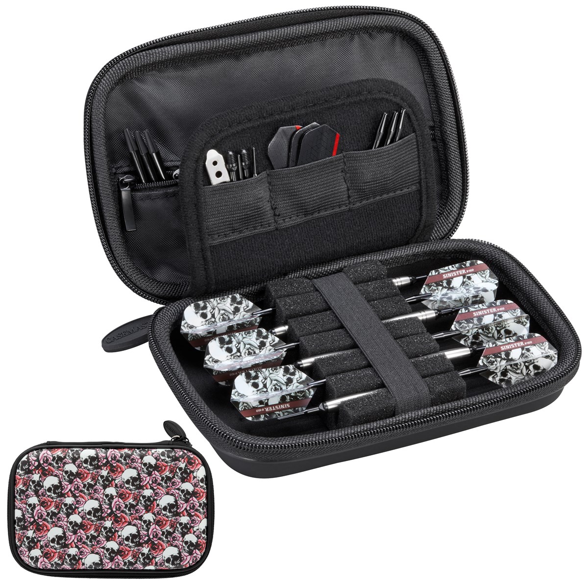 GLD Casemaster Sentinel Dart Case - Sinister Skulls