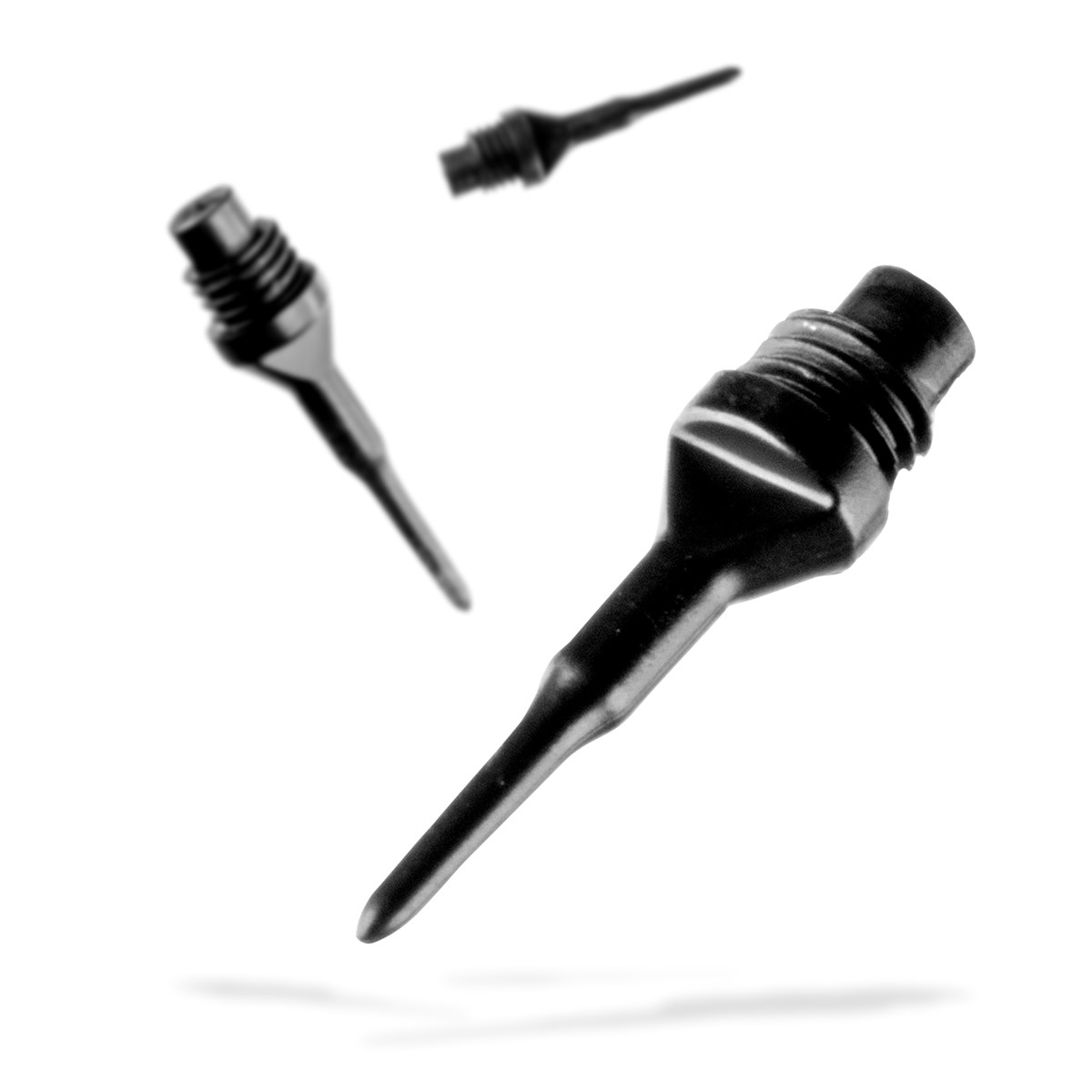 GLD Black Tufflex II Tips 1/4" - 100 ct.