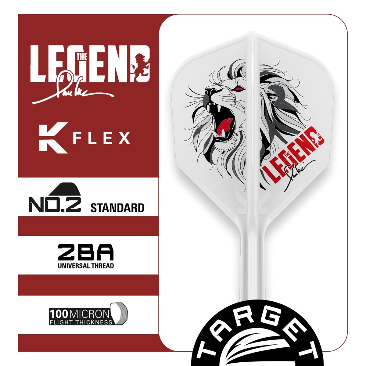 Target K-Flex System - No. 2 Flight / Short Shaft (19mm) - The Legend