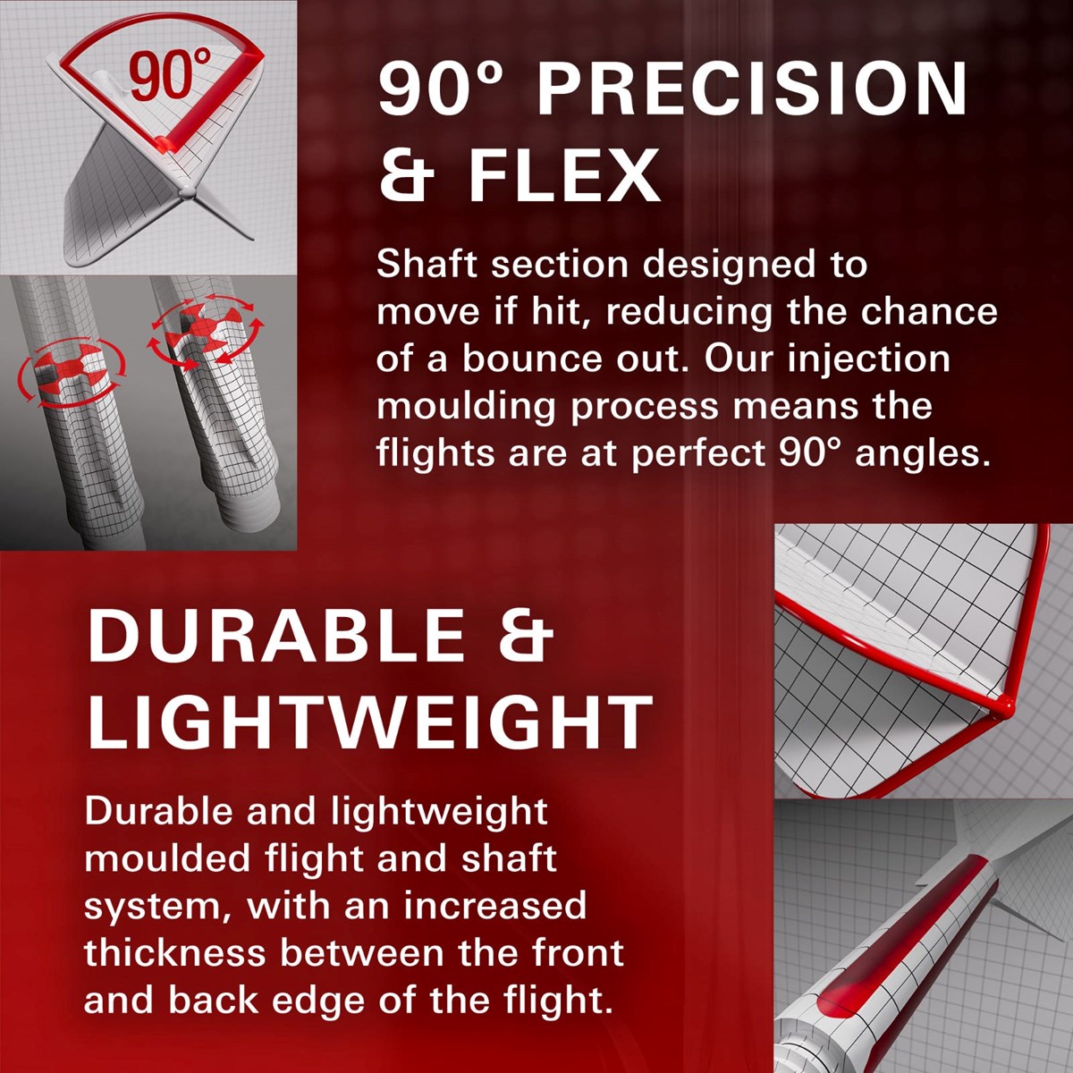 Target K-Flex System - No. 6 Flight / Short Shaft (19mm) - Endeavour