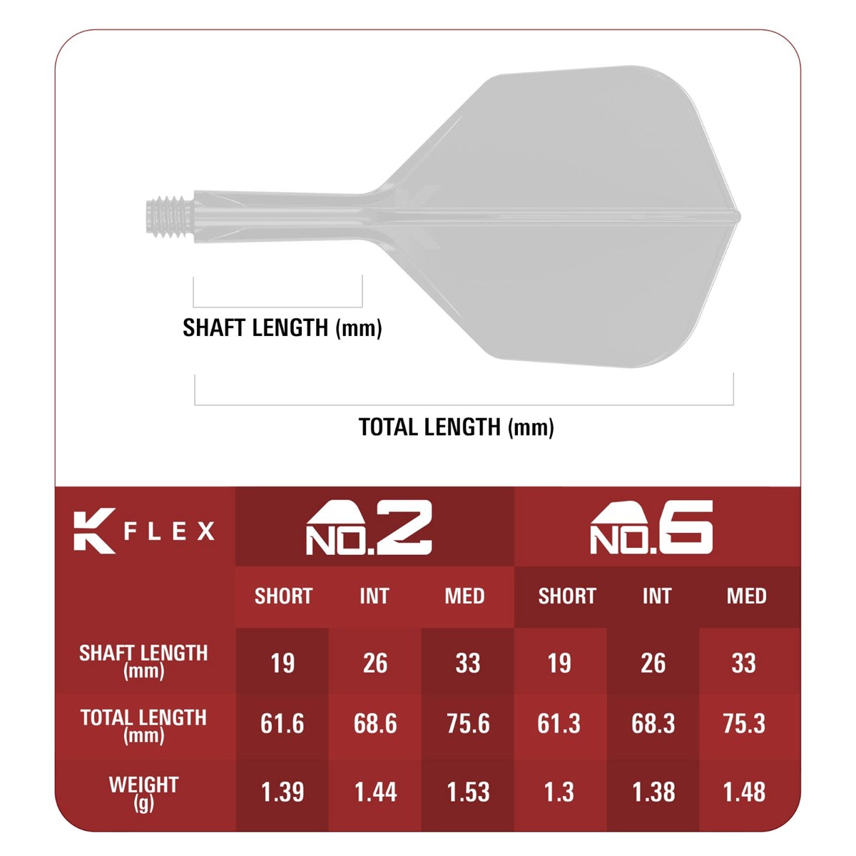 Target K-Flex System - No. 6 Flight / Intermediate Shaft (26mm) - Endeavour