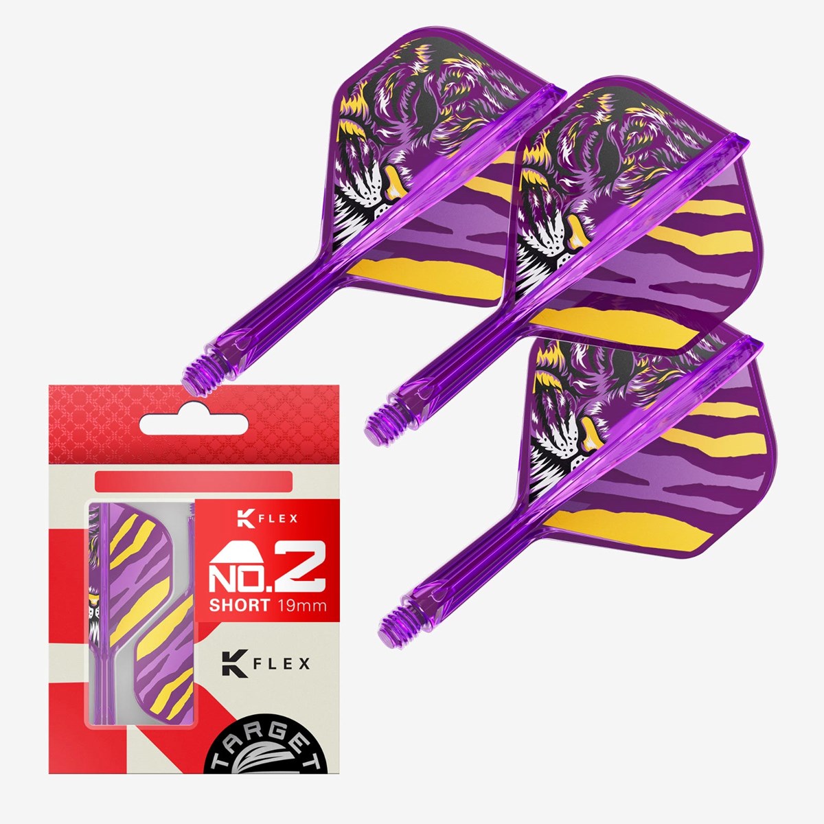 Target K-Flex System - No. 2 Flight / Short Shaft (19mm) - Endeavour