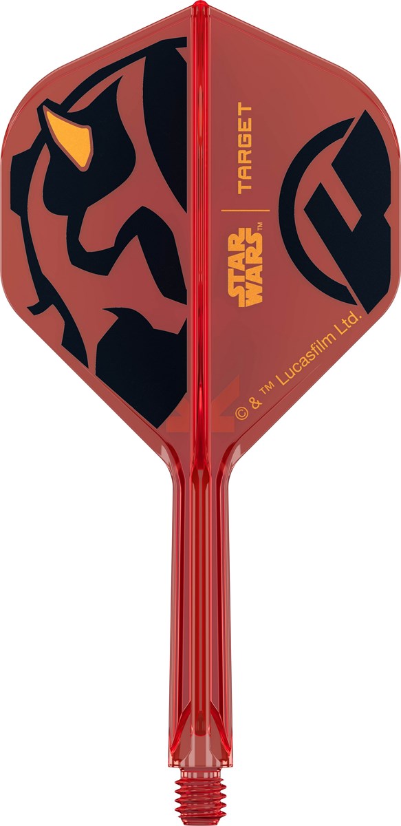 Target Darts Star Wars Darth Maul K-Flex Flight System - No 2 Shape / Intermediate Shaft (26mm)