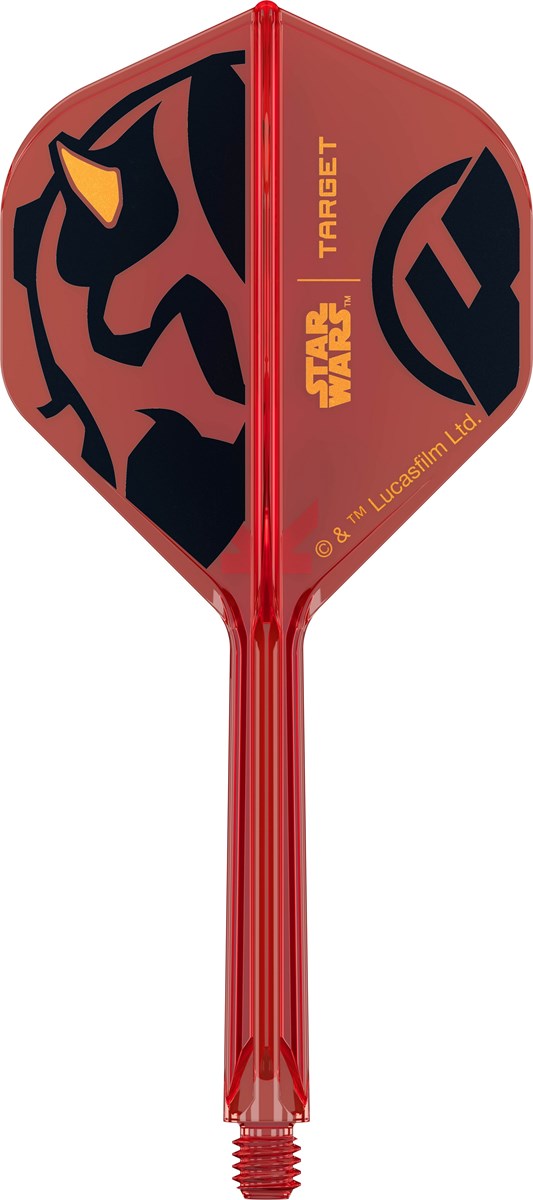 Target Darts Star Wars Darth Maul K-Flex Flight System - No 2 Shape / Medium Shaft (33mm)