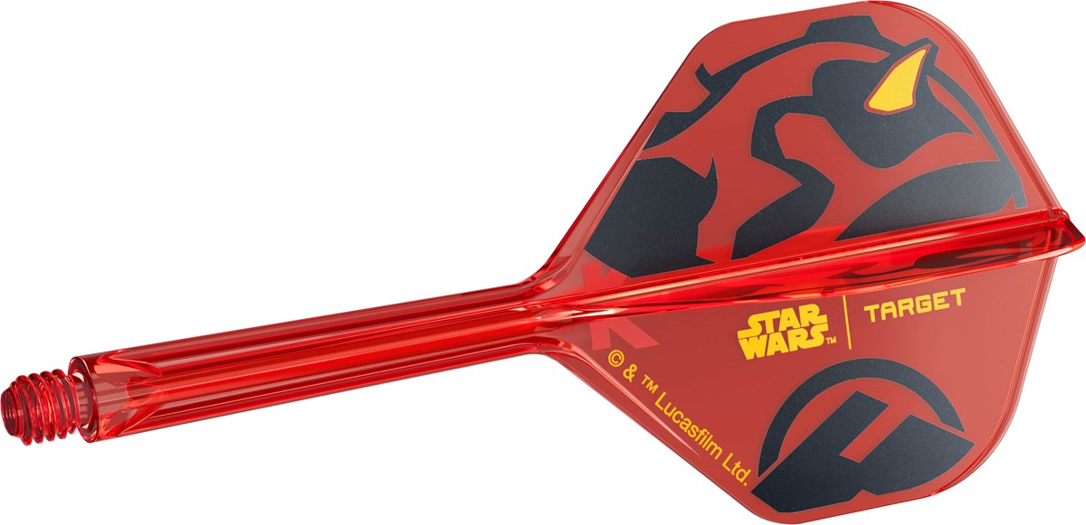 Target Darts Star Wars Darth Maul K-Flex Flight System - No 2 Shape / Medium Shaft (33mm)