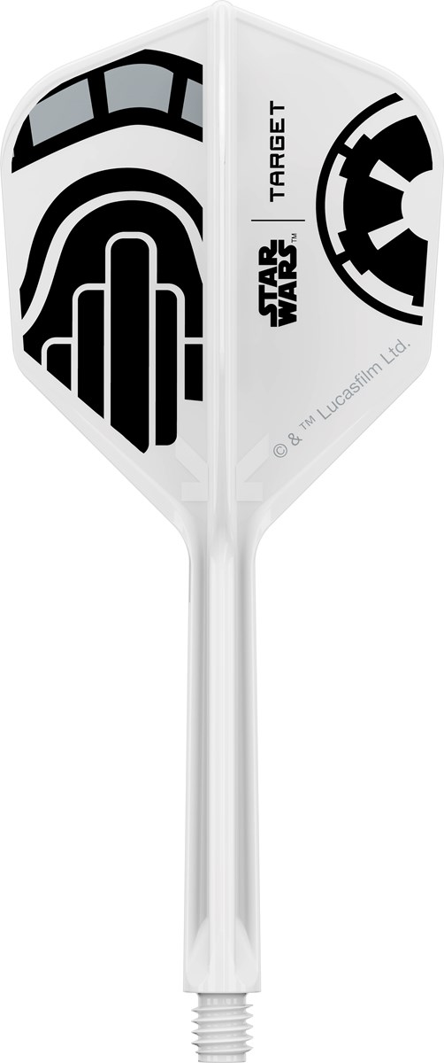 Target Darts Star Wars Storm Storm Trooper K-Flex Flight System - No 6 Shape / Medium Shaft (33mm)