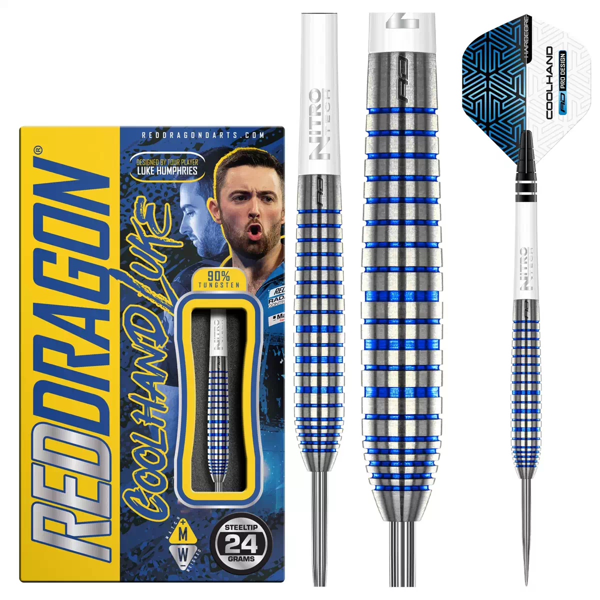 Red Dragon Luke Humphries TX3 Cool Blue SE 90% Tungsten Steel Tip Red Dragon Luke Humphries TX3 Cool Blue SE 90% Tungsten Steel Tip