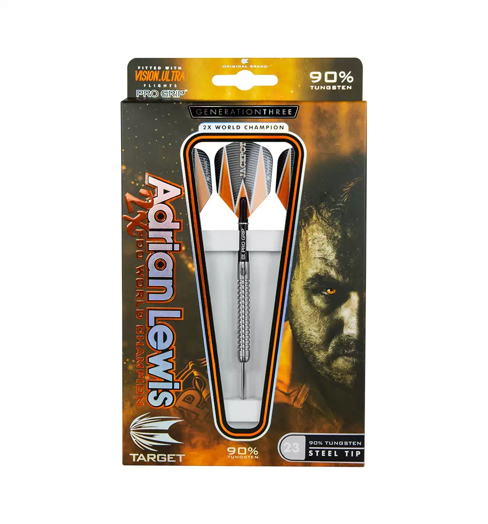 Target Darts Adrian Lewis G3 90% Tungsten 23 grams