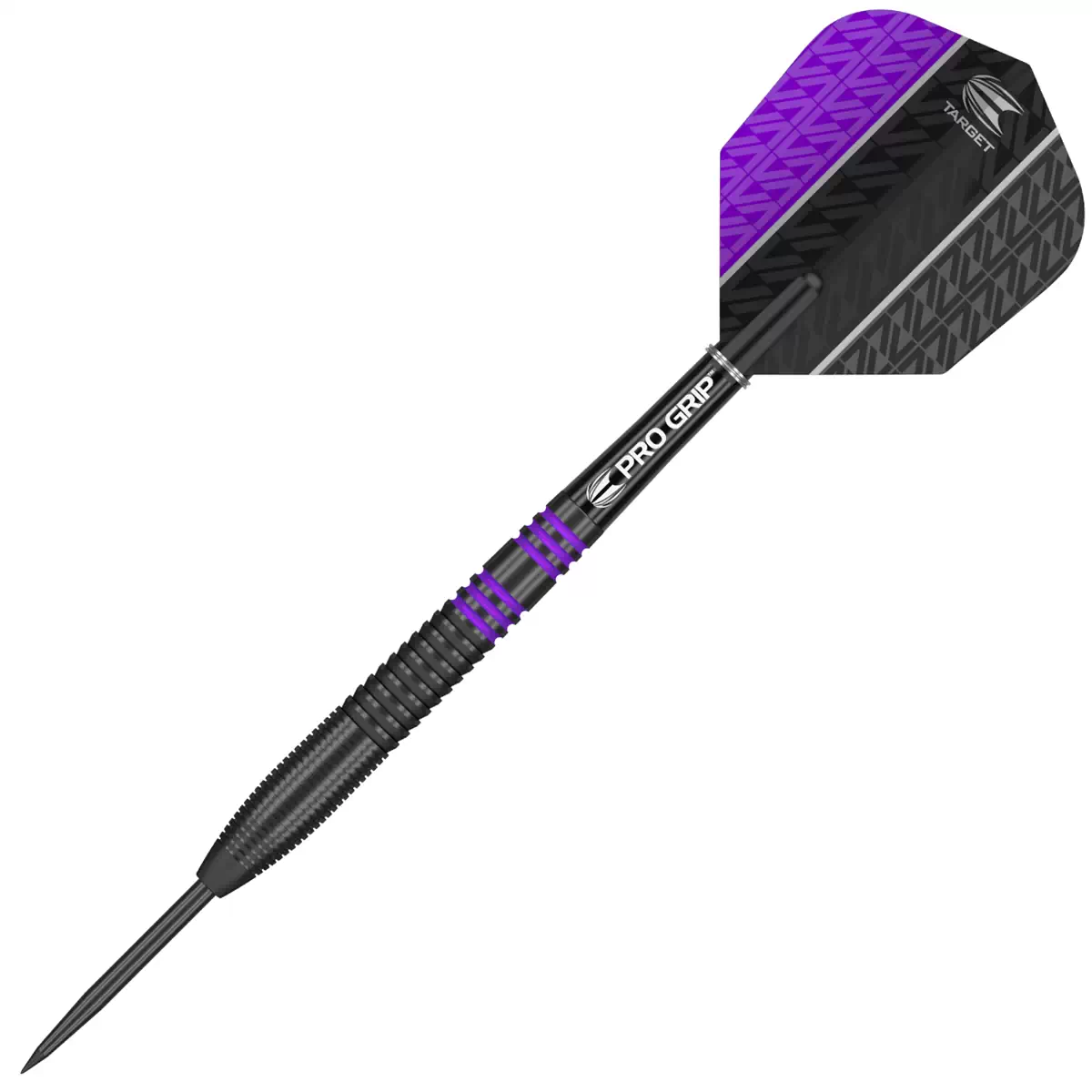 Target Darts Phil Taylor 24G 80% Tungsten Steel Tip Darts Set - 9 Pro Grip Shafts - 9 Pro Ultra Flights - Dart Wallet Bundle Target Darts Phil Taylor 24G 80% Tungsten Steel Tip Darts Set - 9 Pro Grip Shafts - 9 Pro Ultra Flights - Dart Wallet Bundle