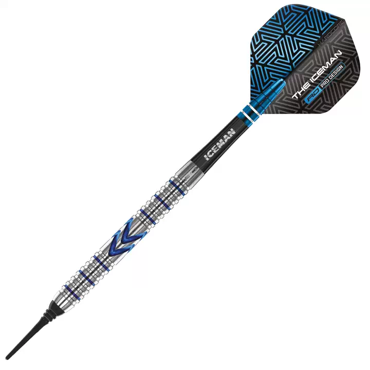 Red Dragon Gerwyn Price Iceman Champions Series 90% Steel Tip Darts Red Dragon Gerwyn Price Iceman Champions Series 90% Steel Tip Darts