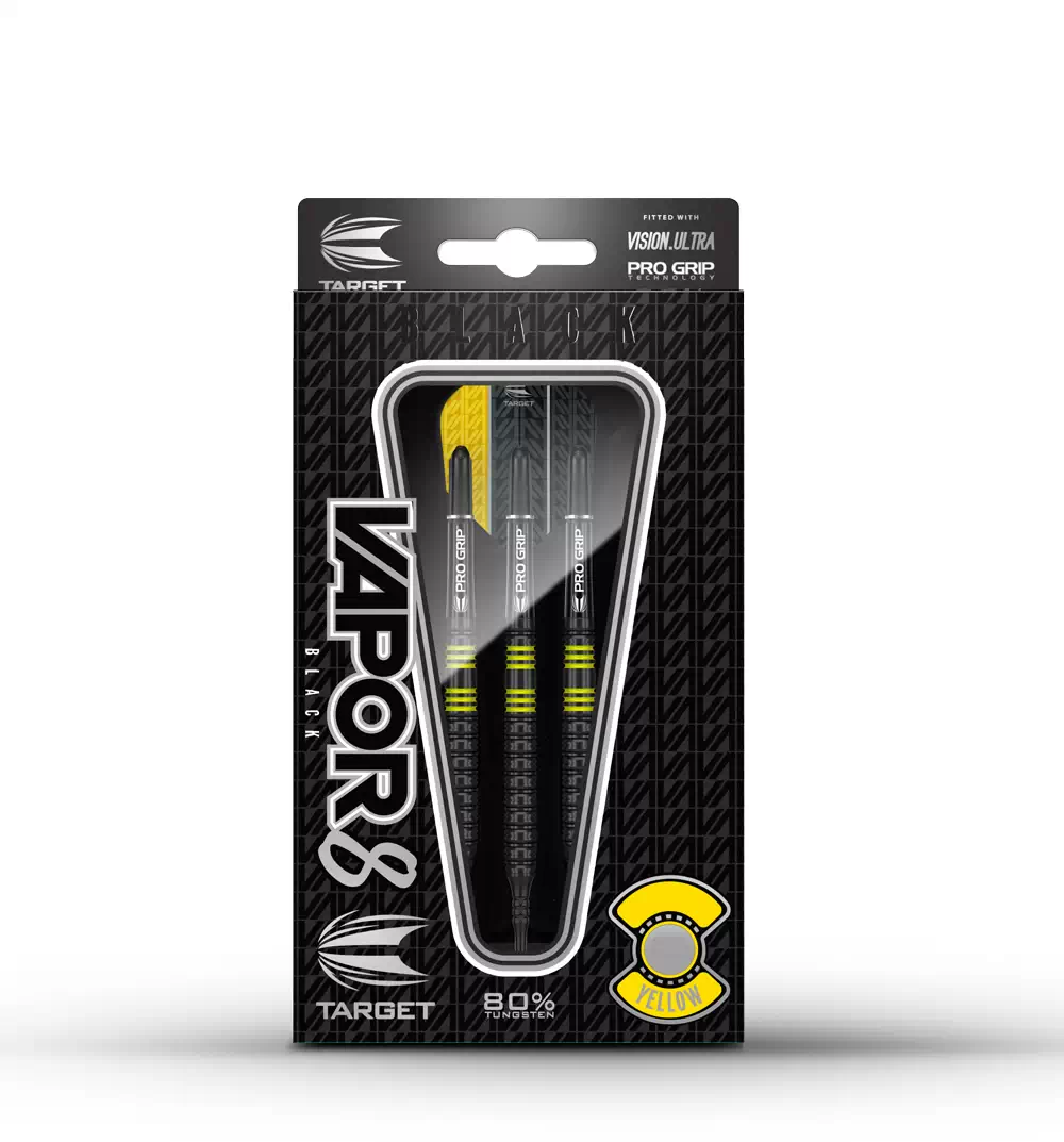 Target Darts Vapor8 80% Tungsten Darts Black/Green